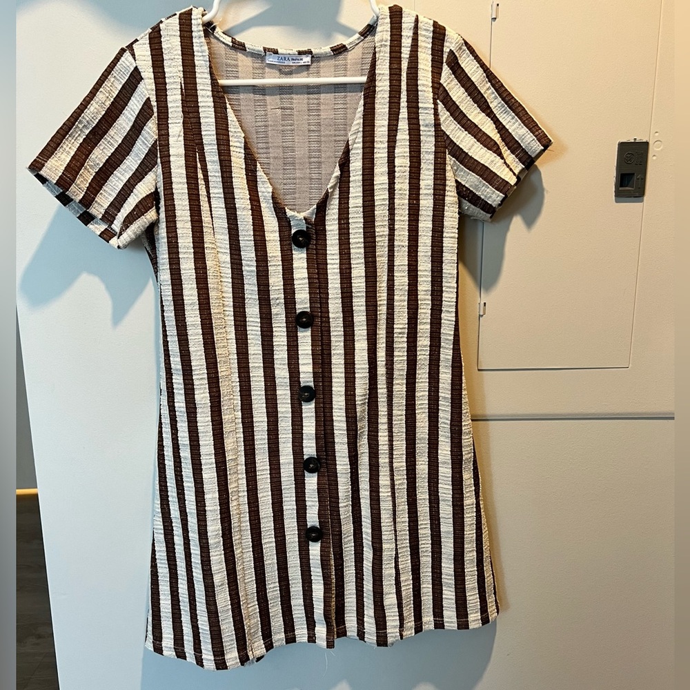 Zara Trafaluc striped dress